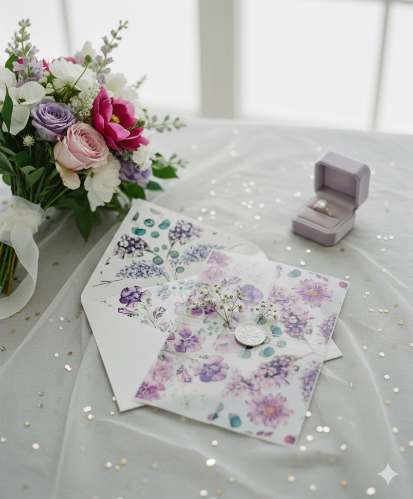 custom wedding card
