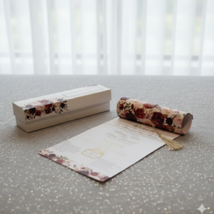 Scroll Wedding Cards Pakistan