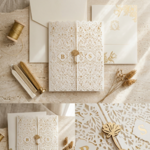 Laser Cut Wedding Cards